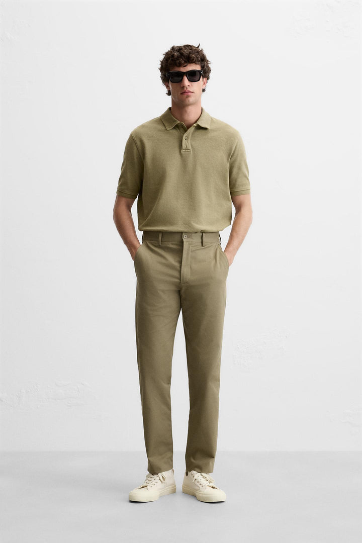 ZARA STRAIGHT FIT CHINO PANTS