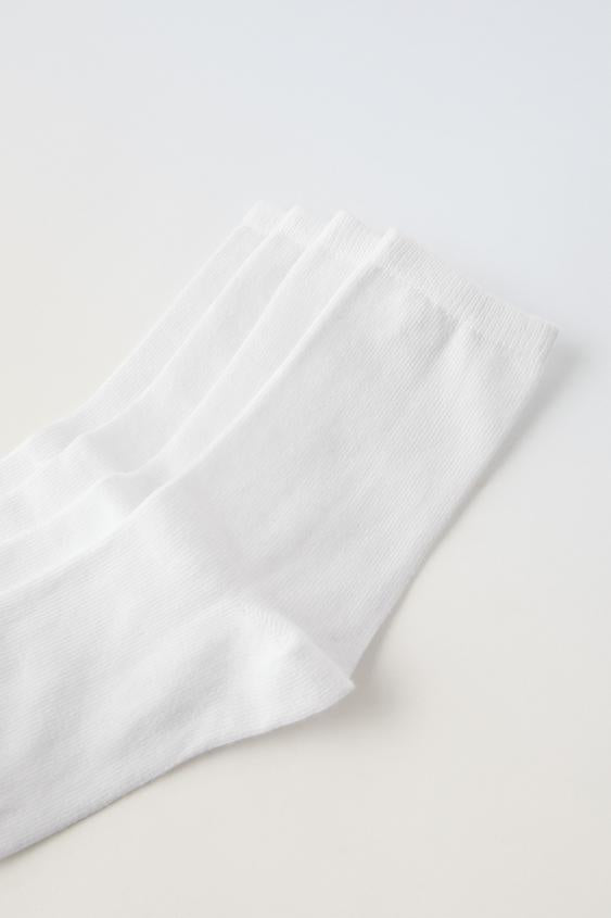 Zara FOUR-PACK OF LONG SOCKS