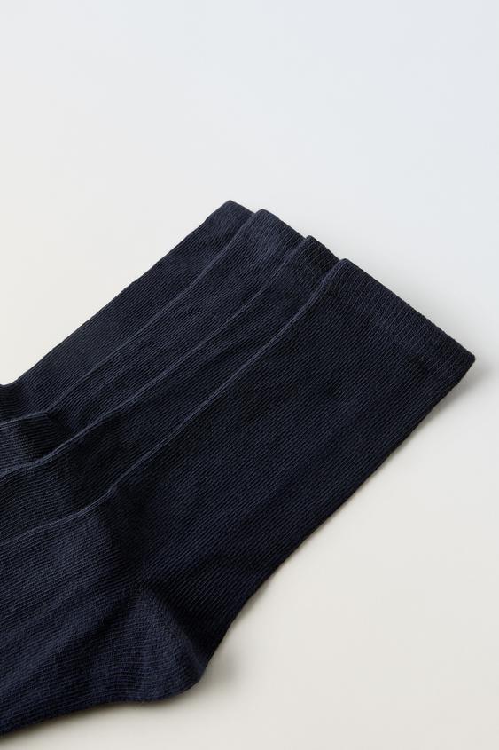 Zara FOUR-PACK OF LONG SOCKS