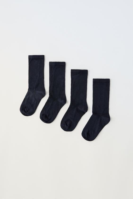 Zara FOUR-PACK OF LONG SOCKS