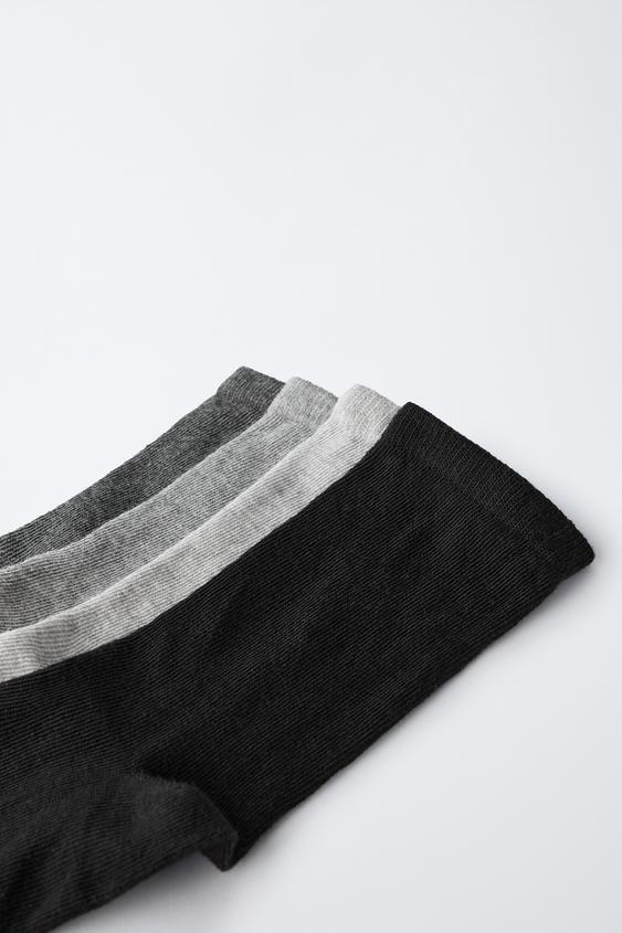 Zara FOUR-PACK OF LONG SOCKS