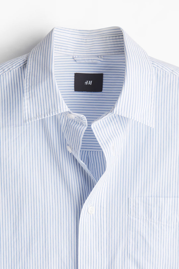 H&M Regular Fit Poplin Shirt