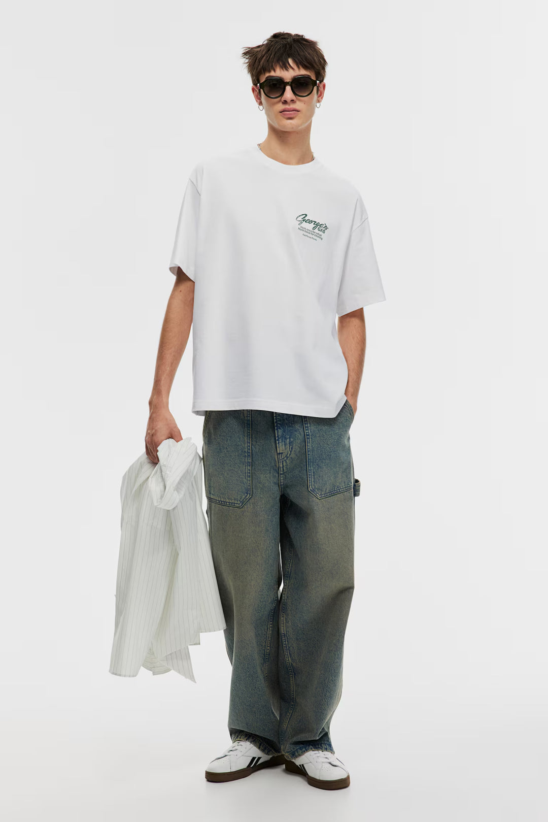 H&M Loose Fit Printed T-shirt