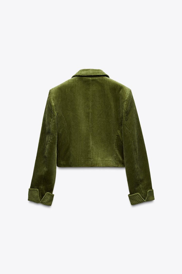 ZARA CROP CORDUROY JACKET