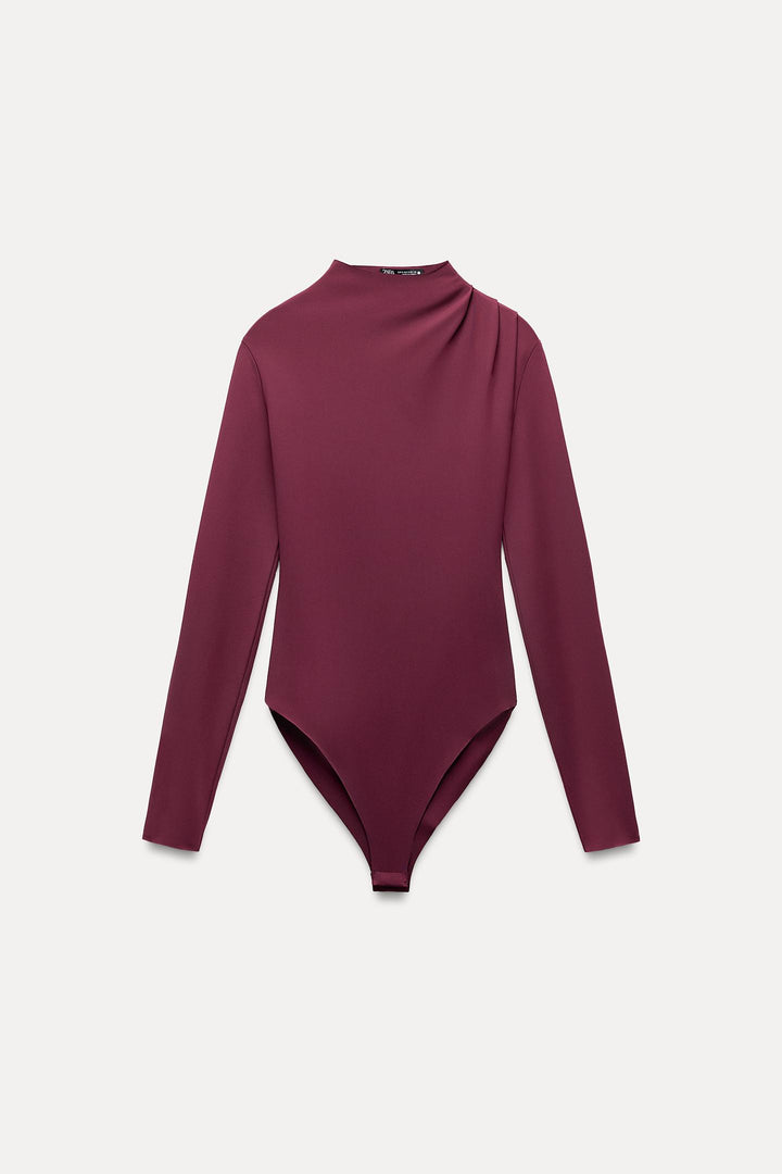 ZARA PLEATED BODYSUIT