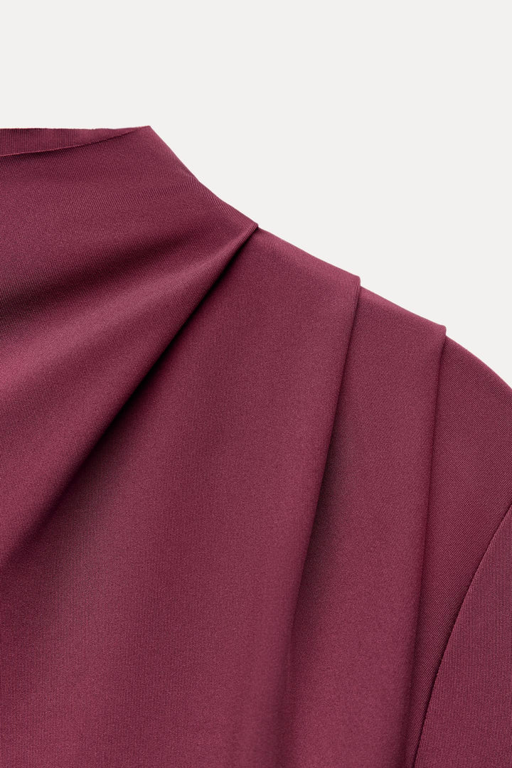 ZARA PLEATED BODYSUIT