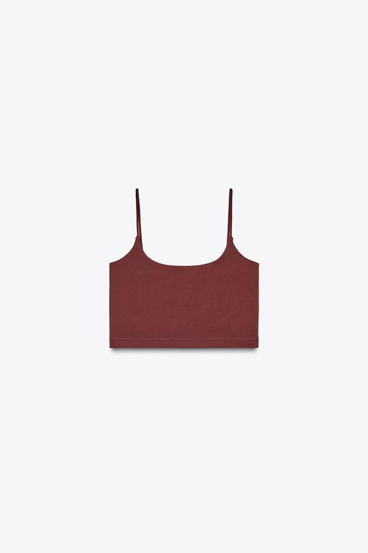 ZARA SEAMLESS CROP TOP