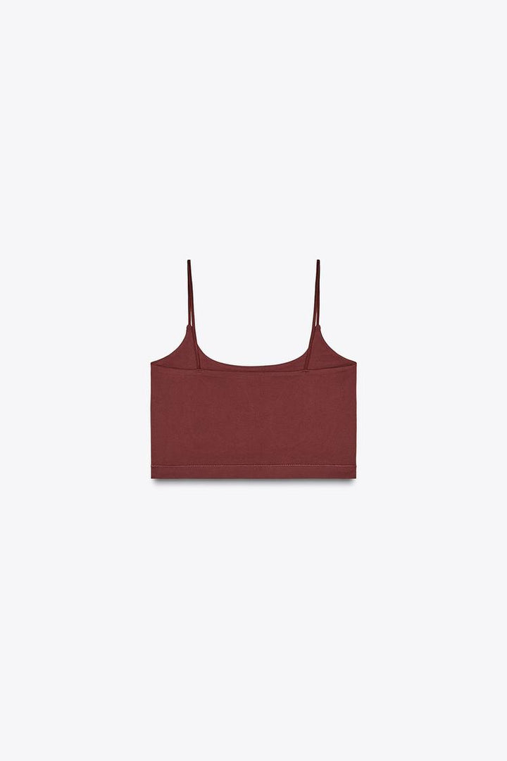 ZARA SEAMLESS CROP TOP