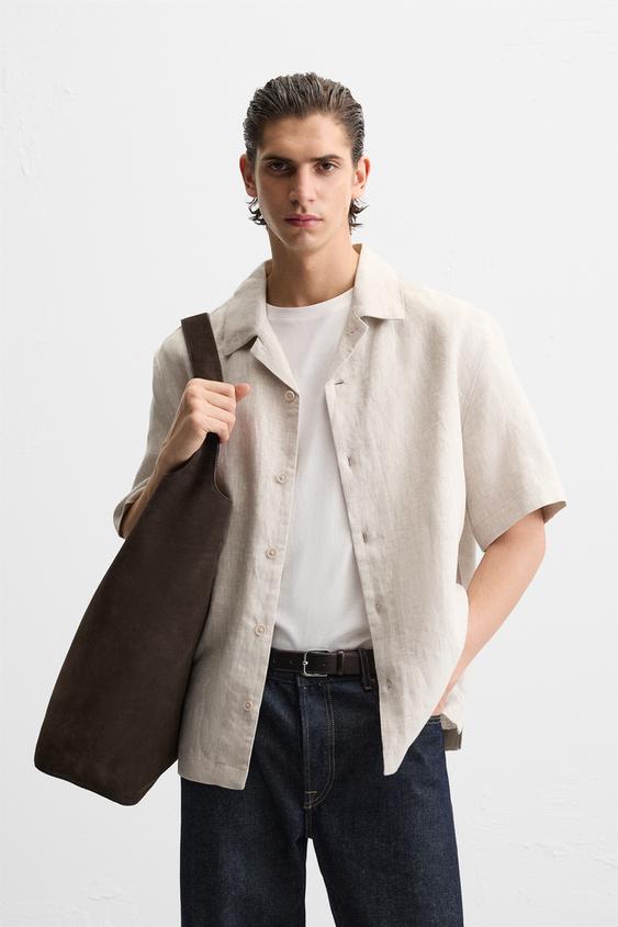 Zara  LINEN SHIRT