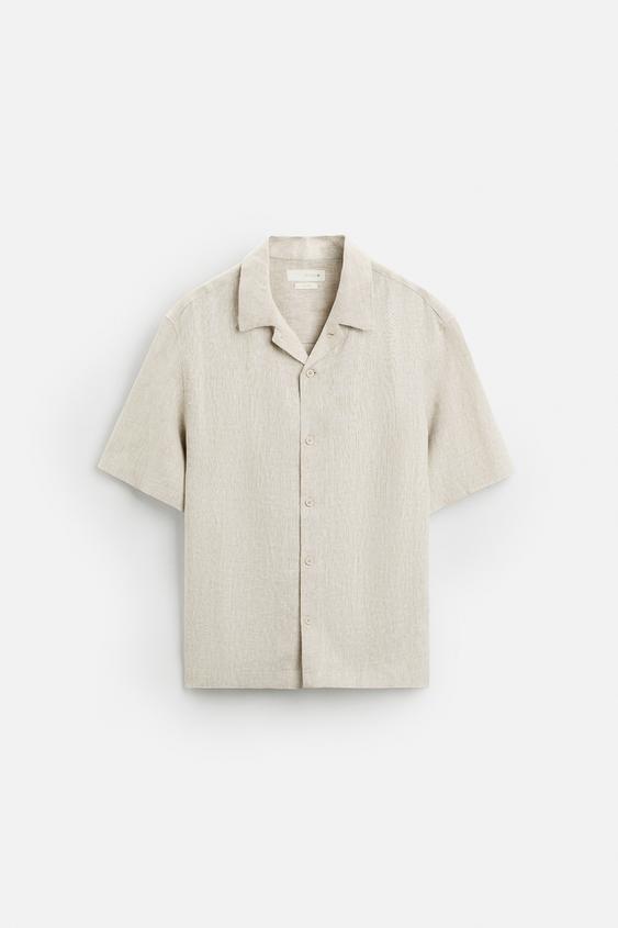 Zara  LINEN SHIRT