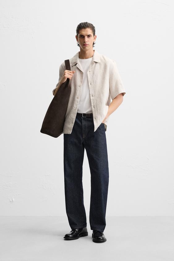 Zara  LINEN SHIRT