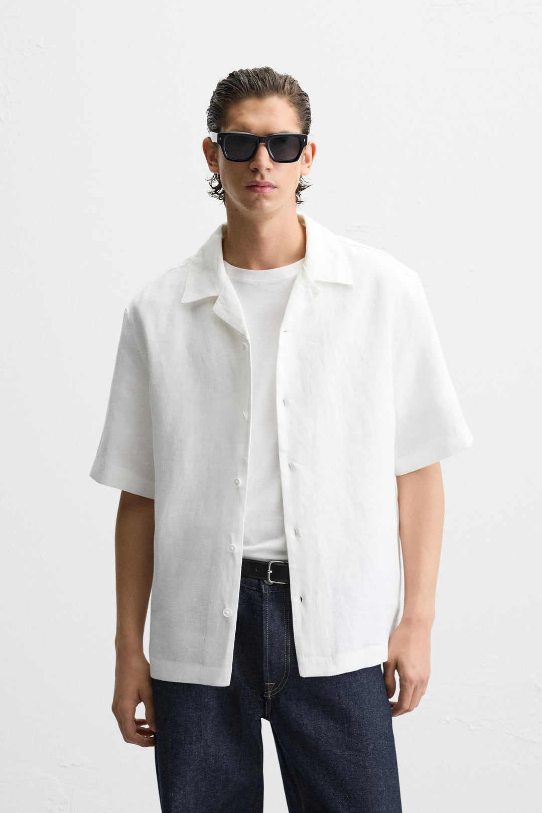 ZARA 100% LINEN SHIRT