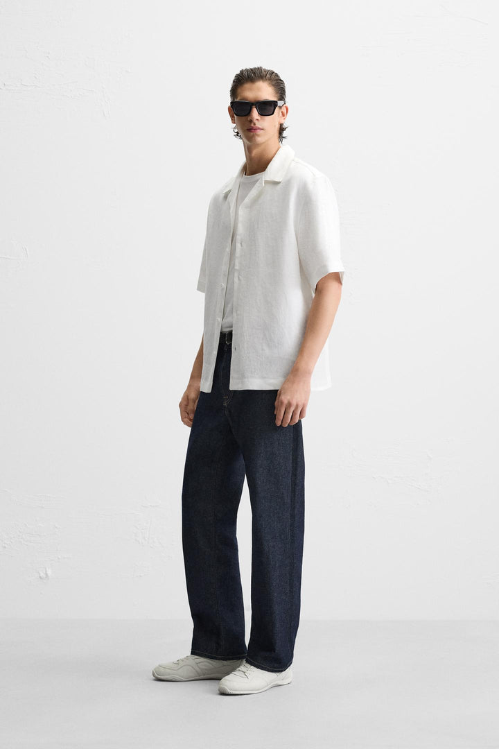 ZARA 100% LINEN SHIRT