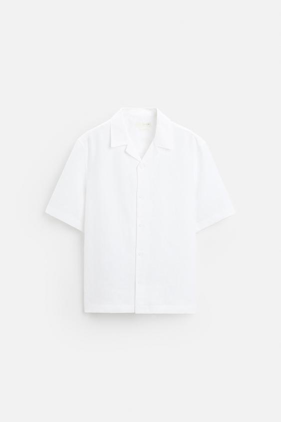 Zara  LINEN SHIRT