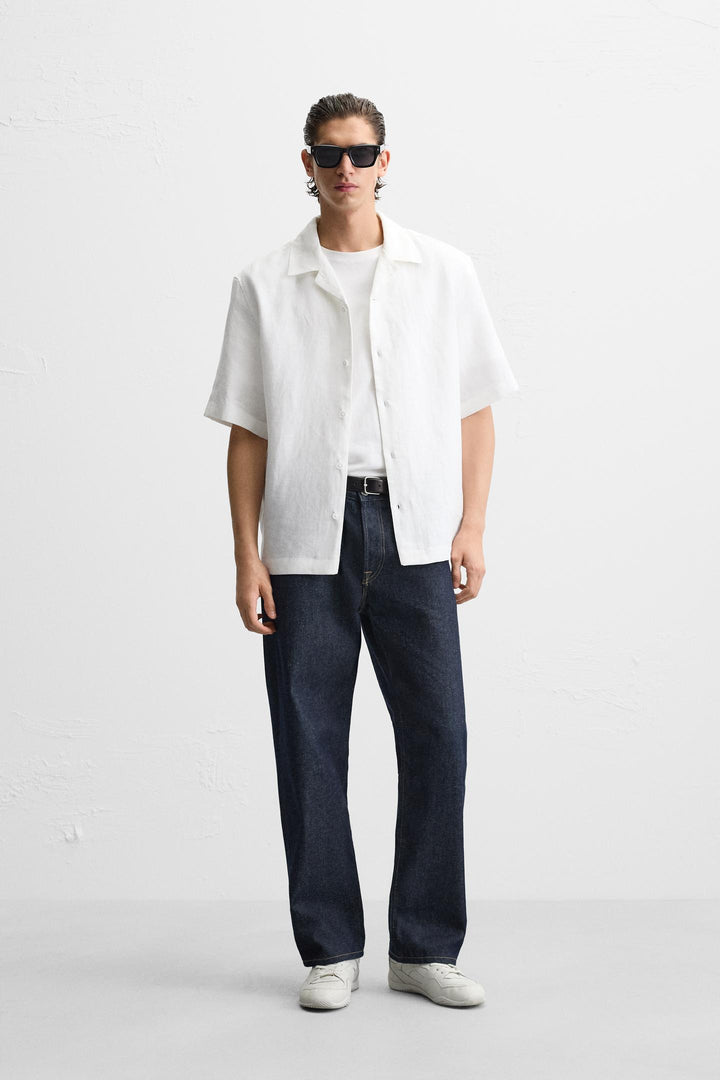 ZARA 100% LINEN SHIRT