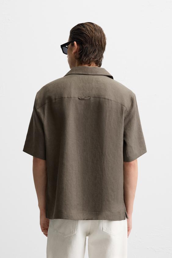 Zara  LINEN SHIRT
