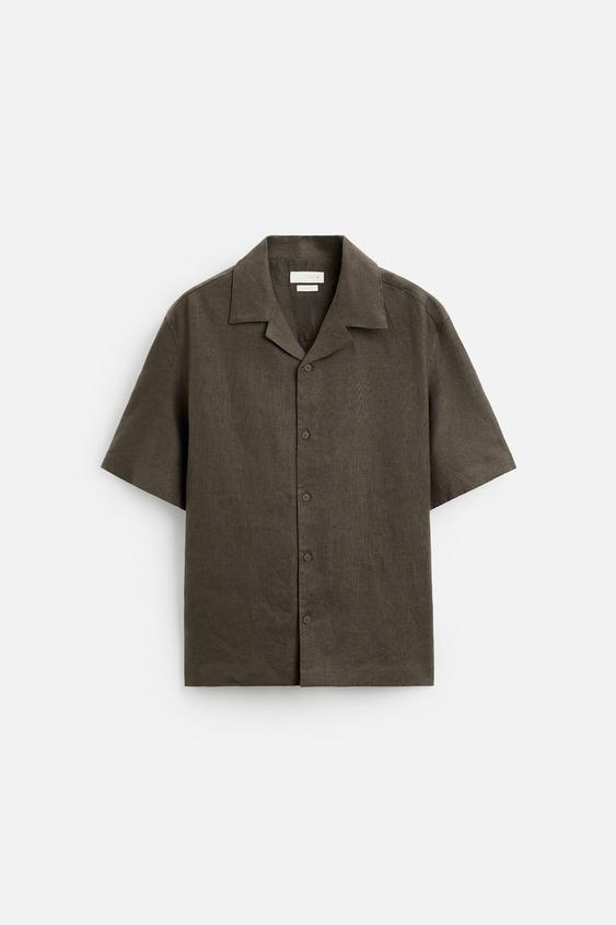 Zara  LINEN SHIRT
