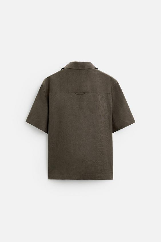 Zara  LINEN SHIRT