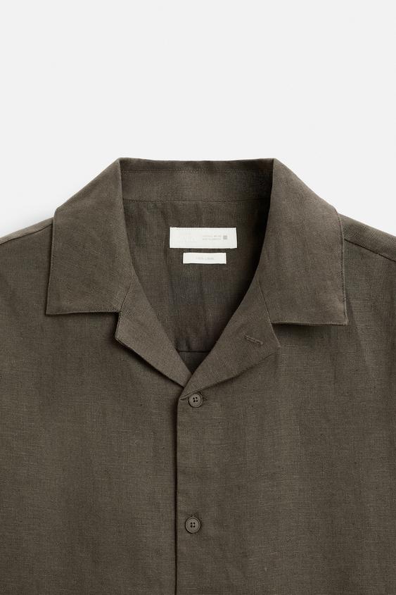 Zara  LINEN SHIRT