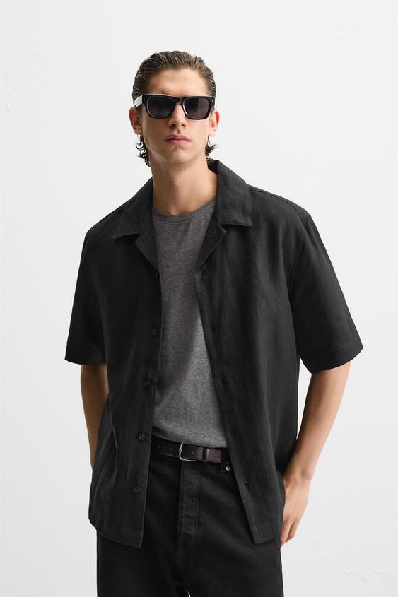 Zara  LINEN SHIRT