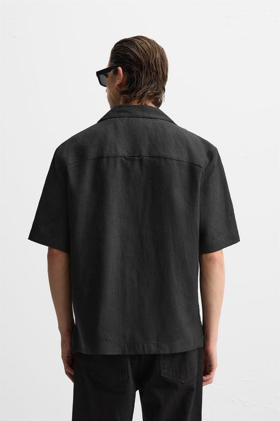 Zara  LINEN SHIRT