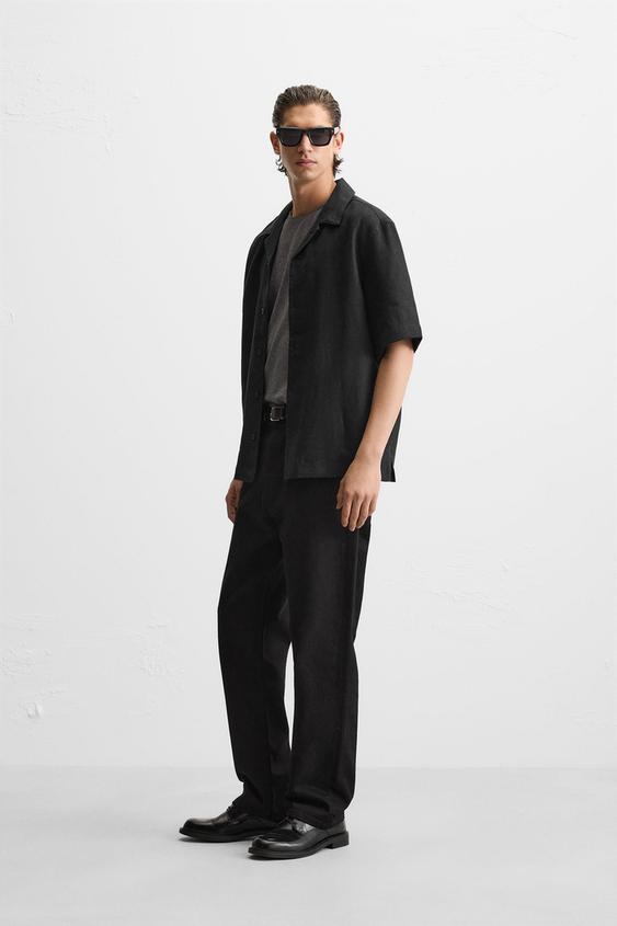 Zara  LINEN SHIRT