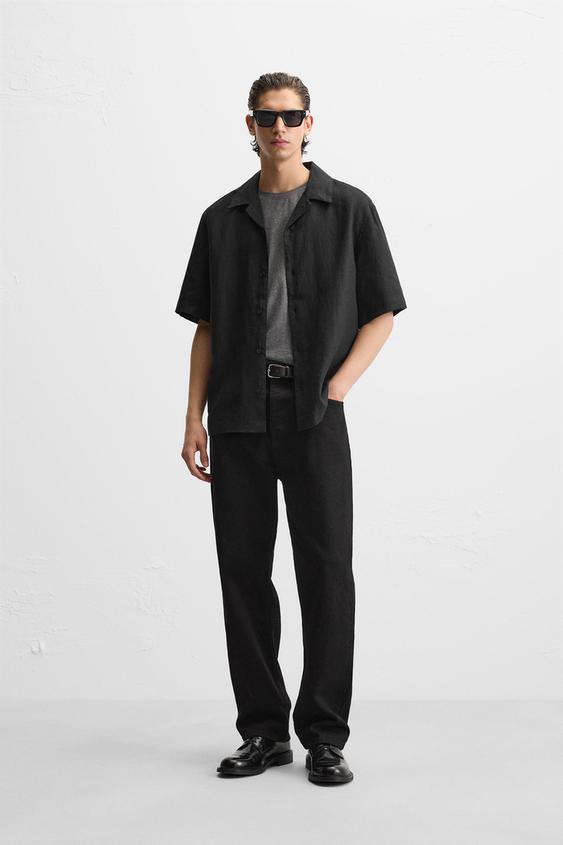 Zara  LINEN SHIRT