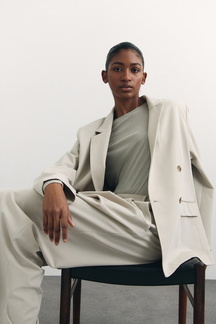 H&M Double-Breasted Blazer