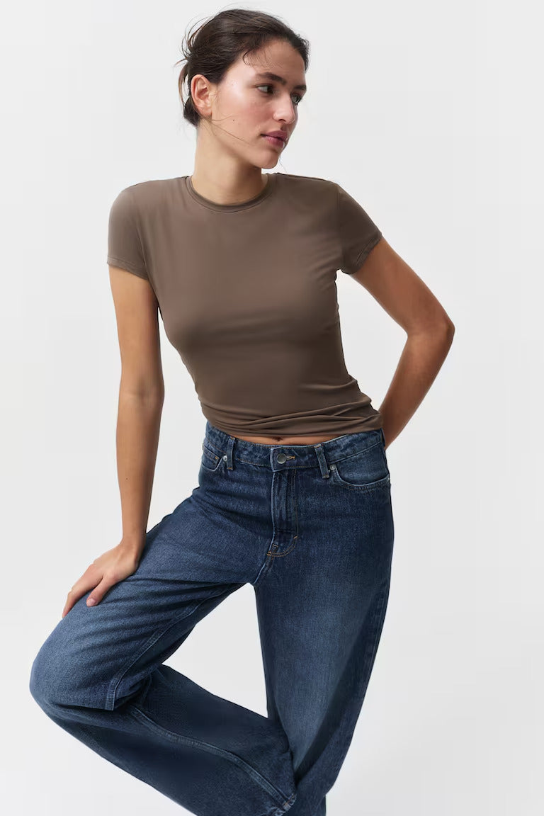 H&M Fitted T-shirt