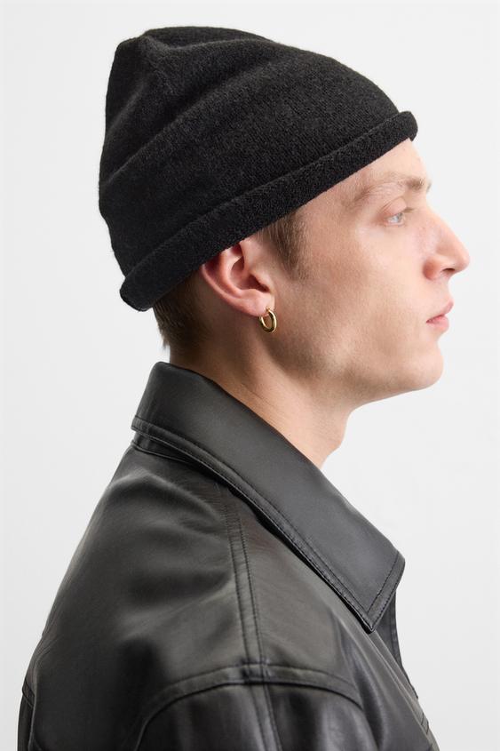 Zara FAUX LEATHER OVERSHIRT