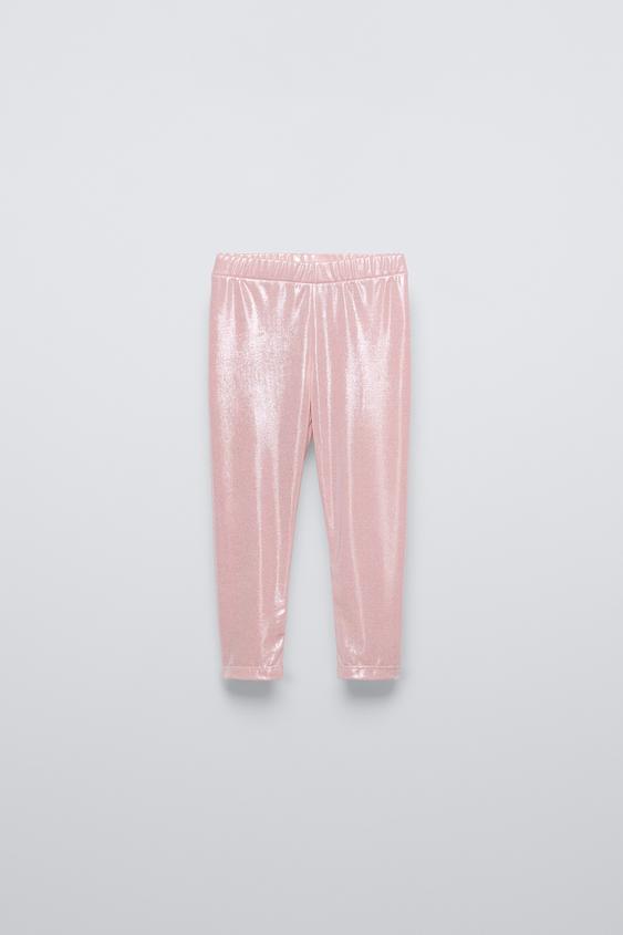 Zara METALIZED LEGGINGS