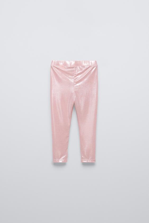 Zara METALIZED LEGGINGS