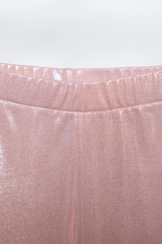 Zara METALIZED LEGGINGS