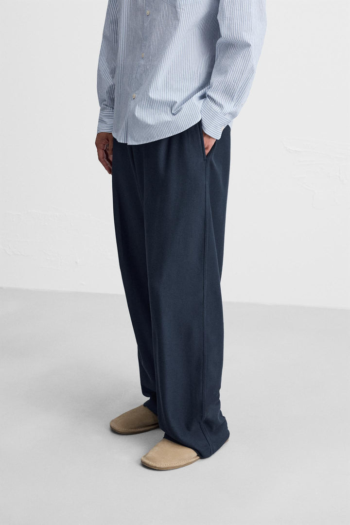 ZARA CONTRASTING BELT PANTS