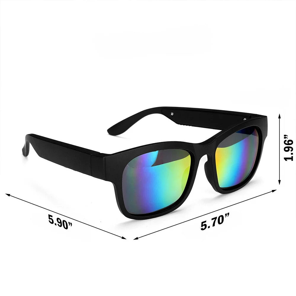 Mesase Unisex Waterproof Smart Sunglasses, Multicolor