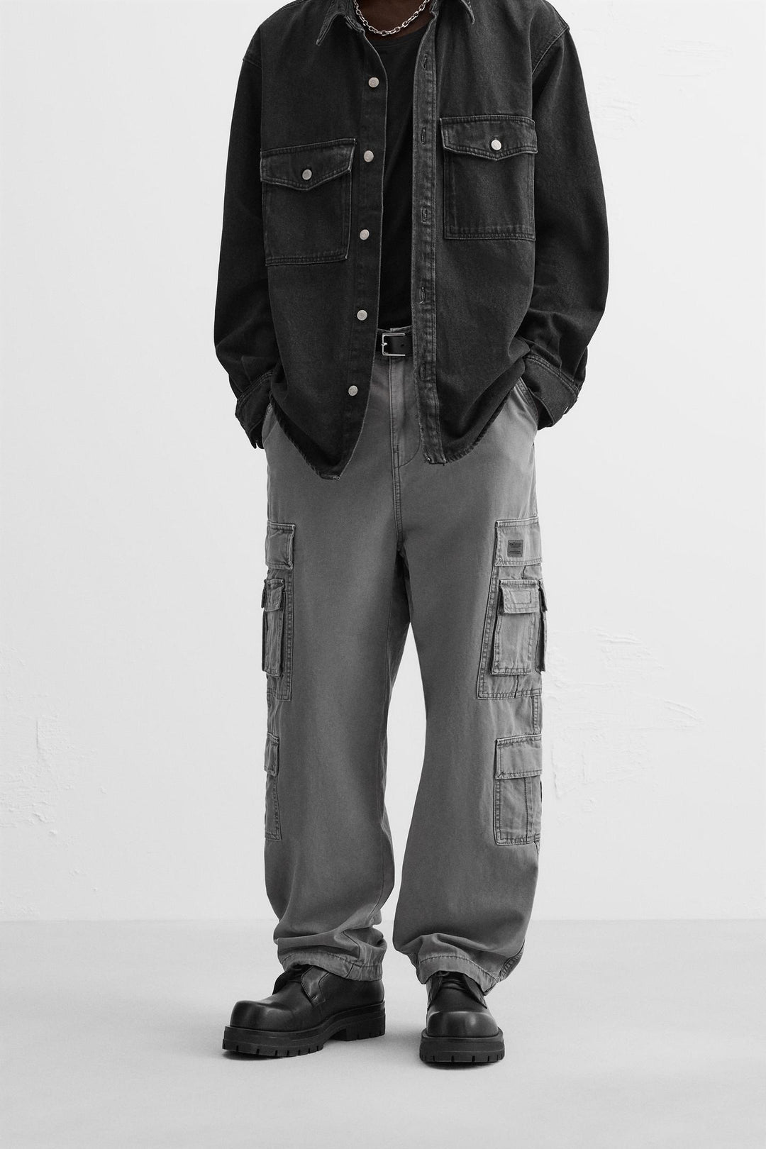 ZARA POCKET CARGO PANTS