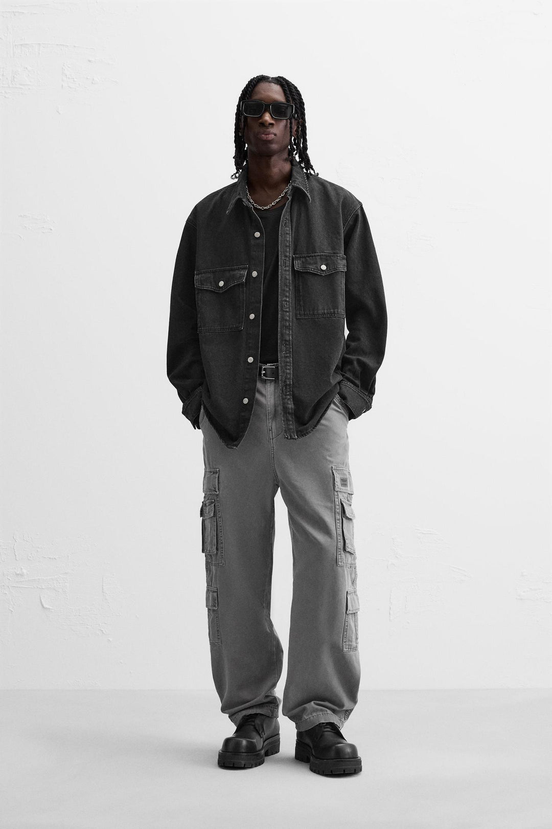 ZARA POCKET CARGO PANTS