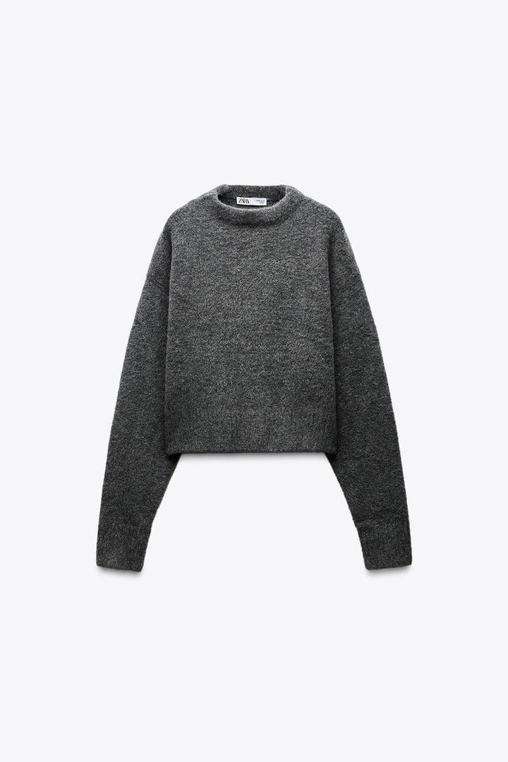 ZARA ROUND NECK KNIT SWEATER