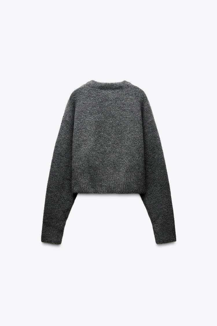 ZARA ROUND NECK KNIT SWEATER