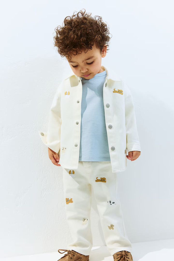 H&M Embroidery-Detail Jeans