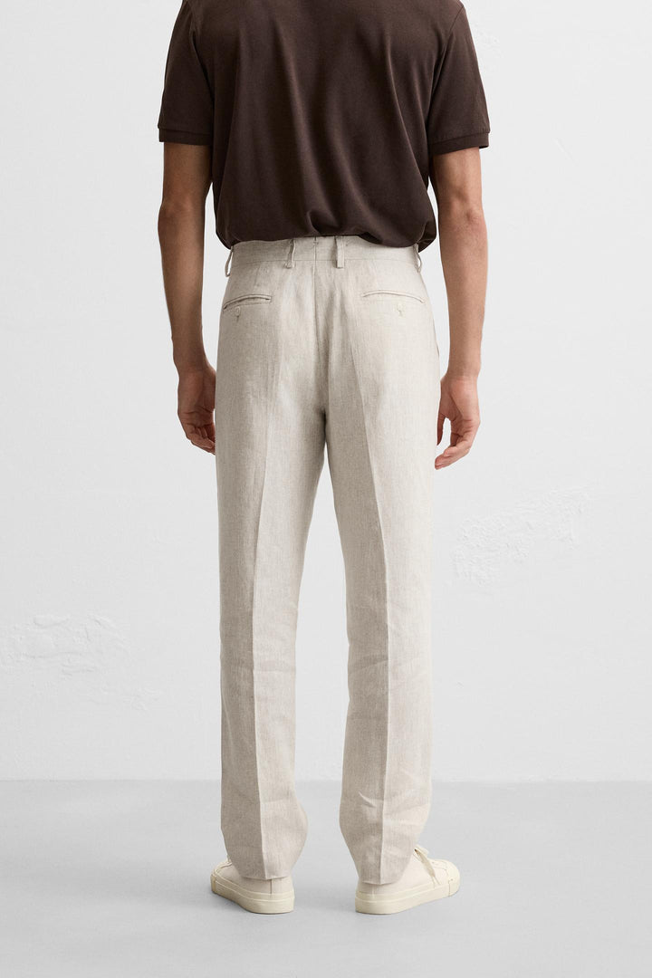 ZARA LINEN PANTS IN 100% LINEN