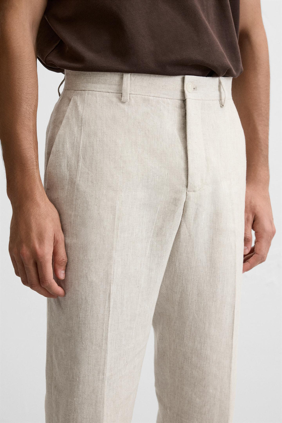 ZARA LINEN PANTS IN 100% LINEN