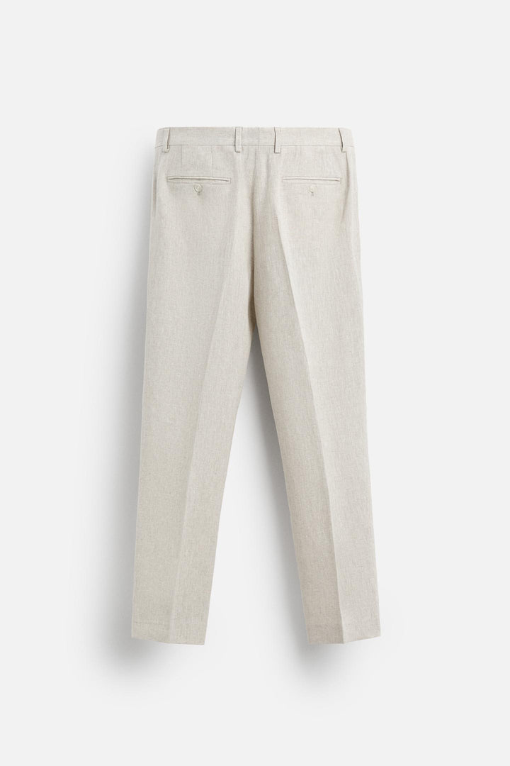 ZARA LINEN PANTS IN 100% LINEN