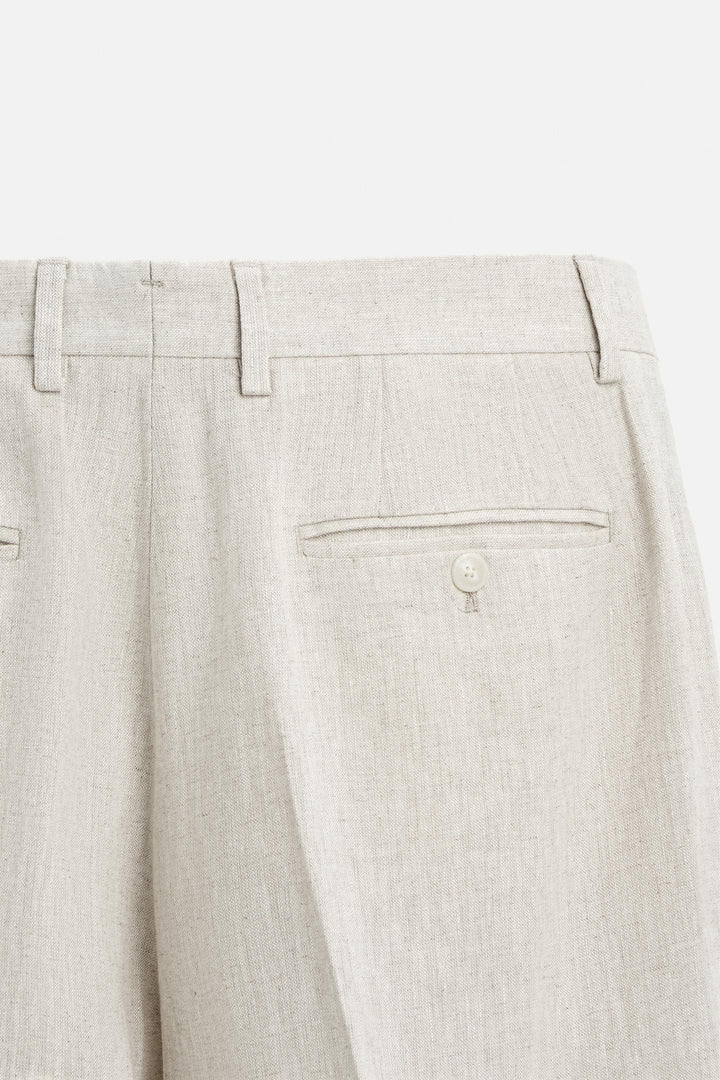 ZARA LINEN PANTS IN 100% LINEN