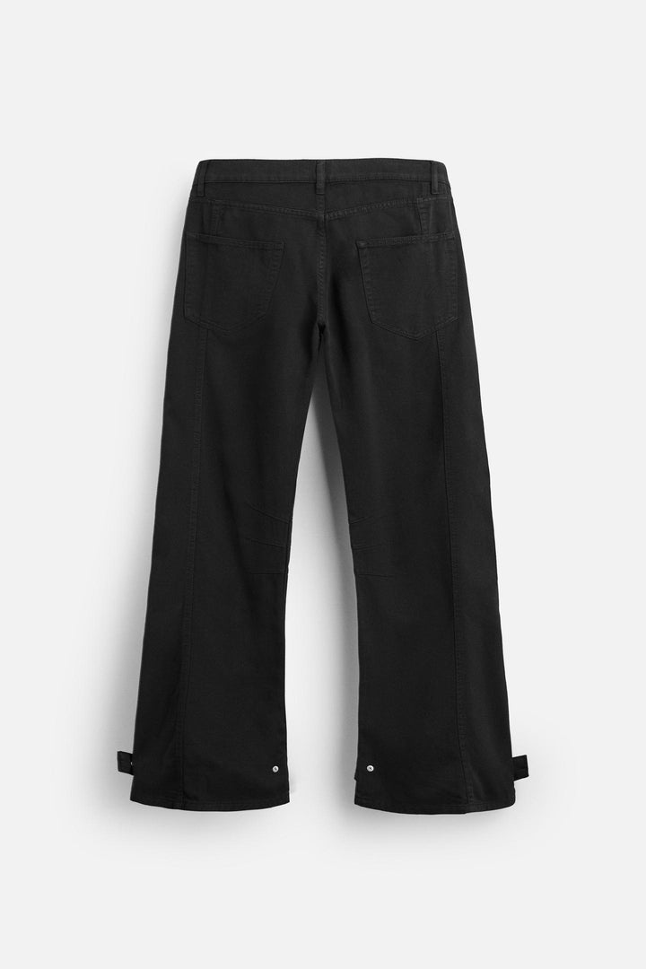 POCKET DENIM CARGO PANTS