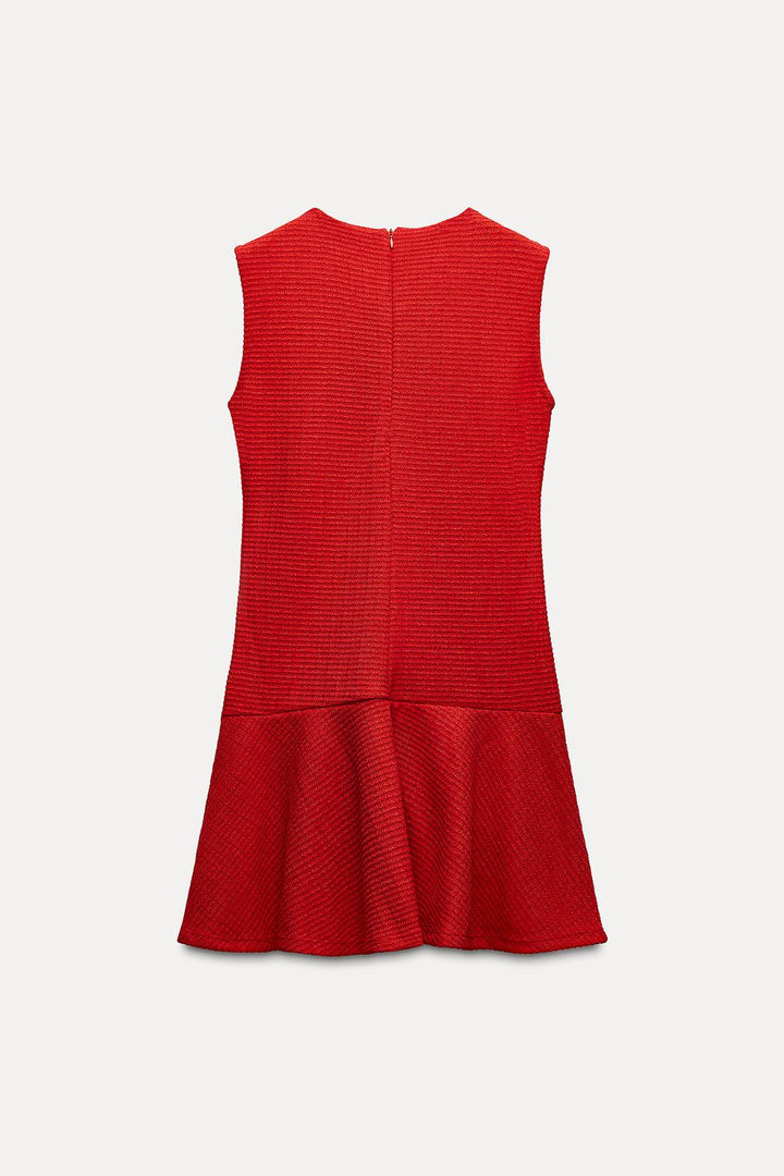ZARA TEXTURED SHORT DRESS