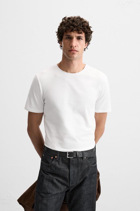 Zara BASIC SLIM FIT T-SHIRT