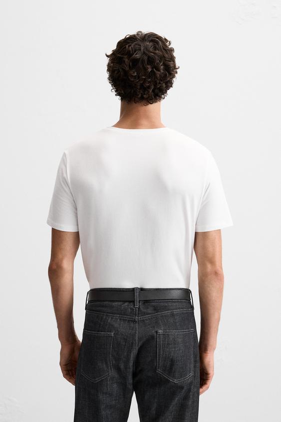 Zara BASIC SLIM FIT T-SHIRT