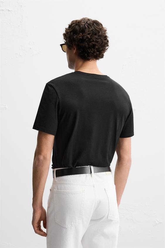 Zara BASIC SLIM FIT T-SHIRT