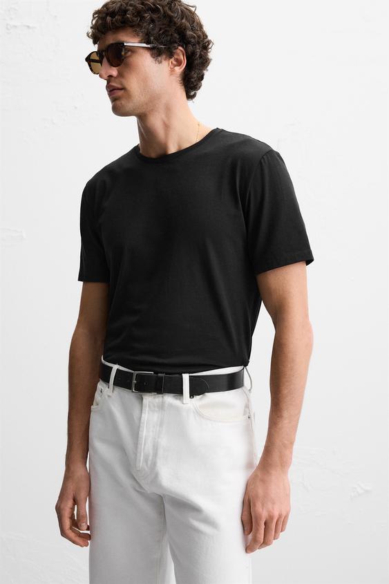 Zara BASIC SLIM FIT T-SHIRT